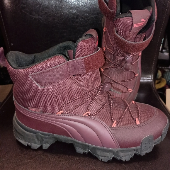 Puma Burgundy Winter Boots - Picture 1 of 10